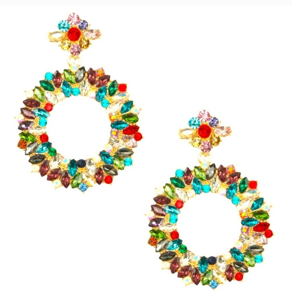 Eye Candy LA - Riley Earrings - Multi - Picture 2 of 2